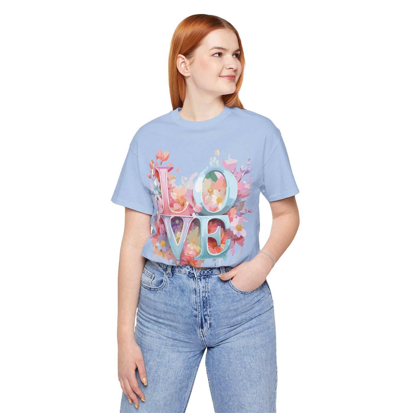 Valentine Graphic Tee Unisex Jersey Short Sleeve Art Design By Adelpha Premium Vintage
