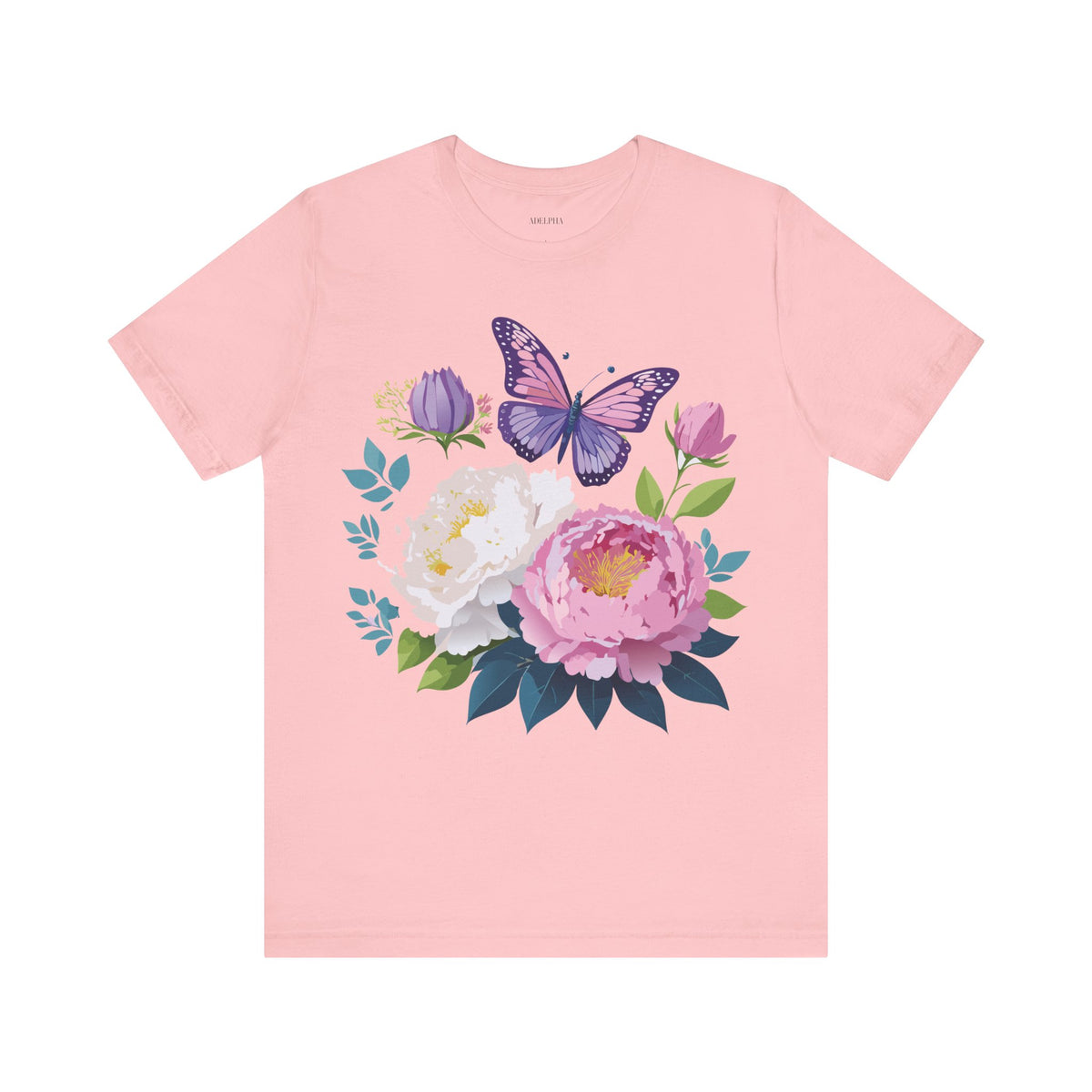 Floral Graphic Tee Shirt - Bella+Canvas Unisex 100 Cotton 38