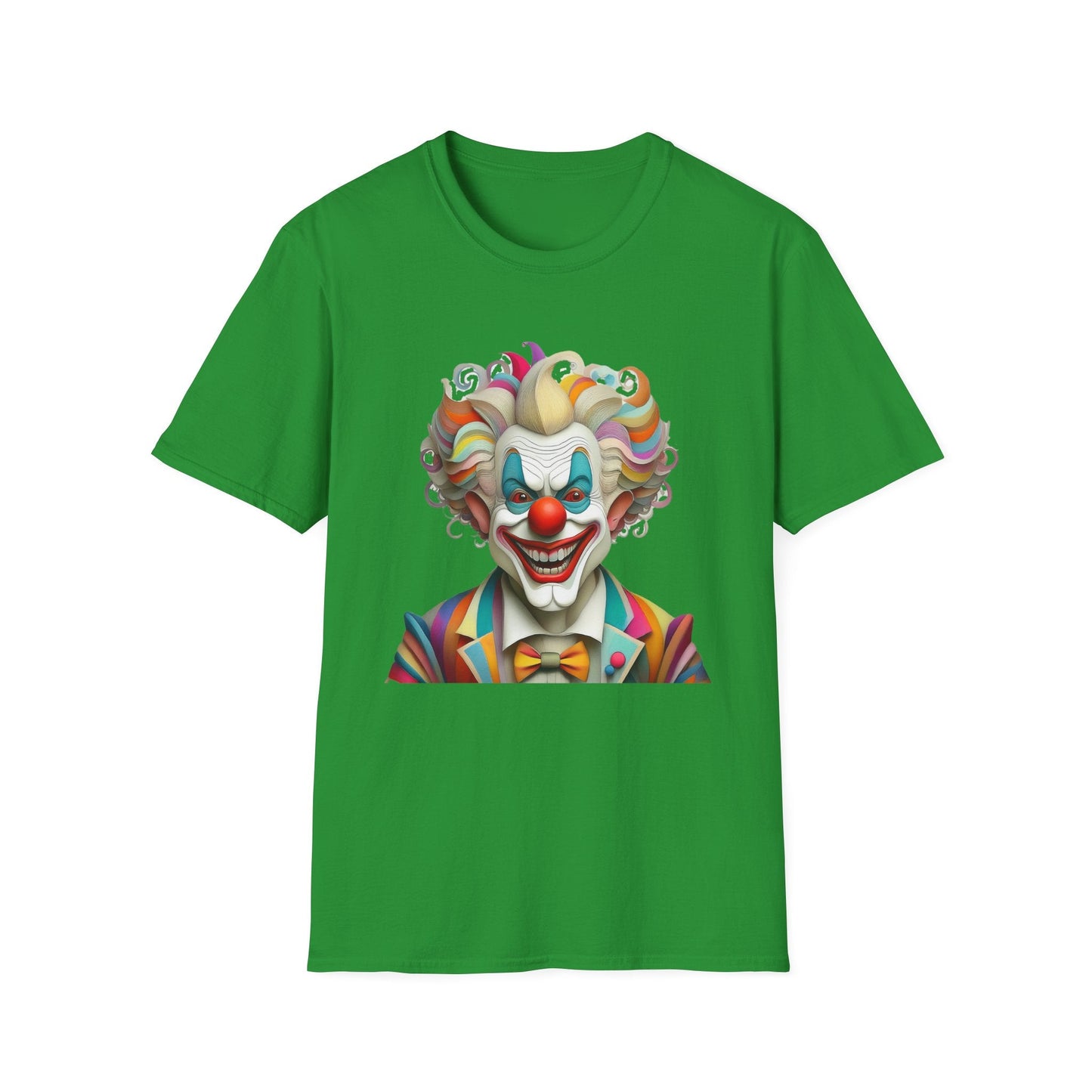 Clown Shirt Unisex T Shirt With Funny Man Circus Motif And Scary Man Design Graphic Print