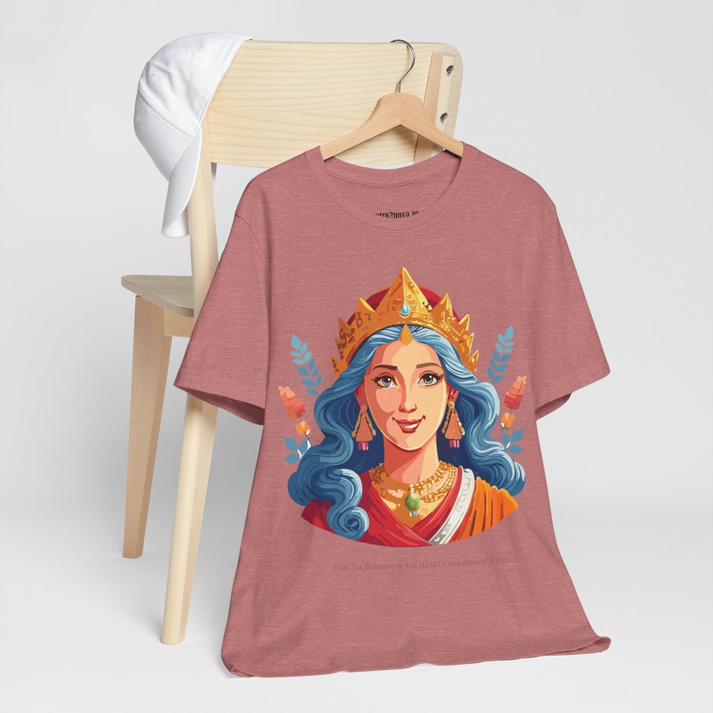 Goddess Graphic Cotton T Shirt Unisex Jersey Short Sleeve Original Art by Retro2Nova