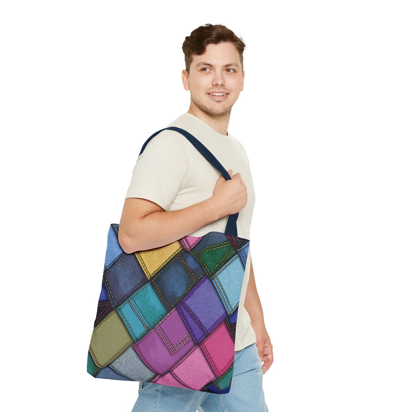 Denim Canvas Bag, Tote Bag Denim PPU BEST