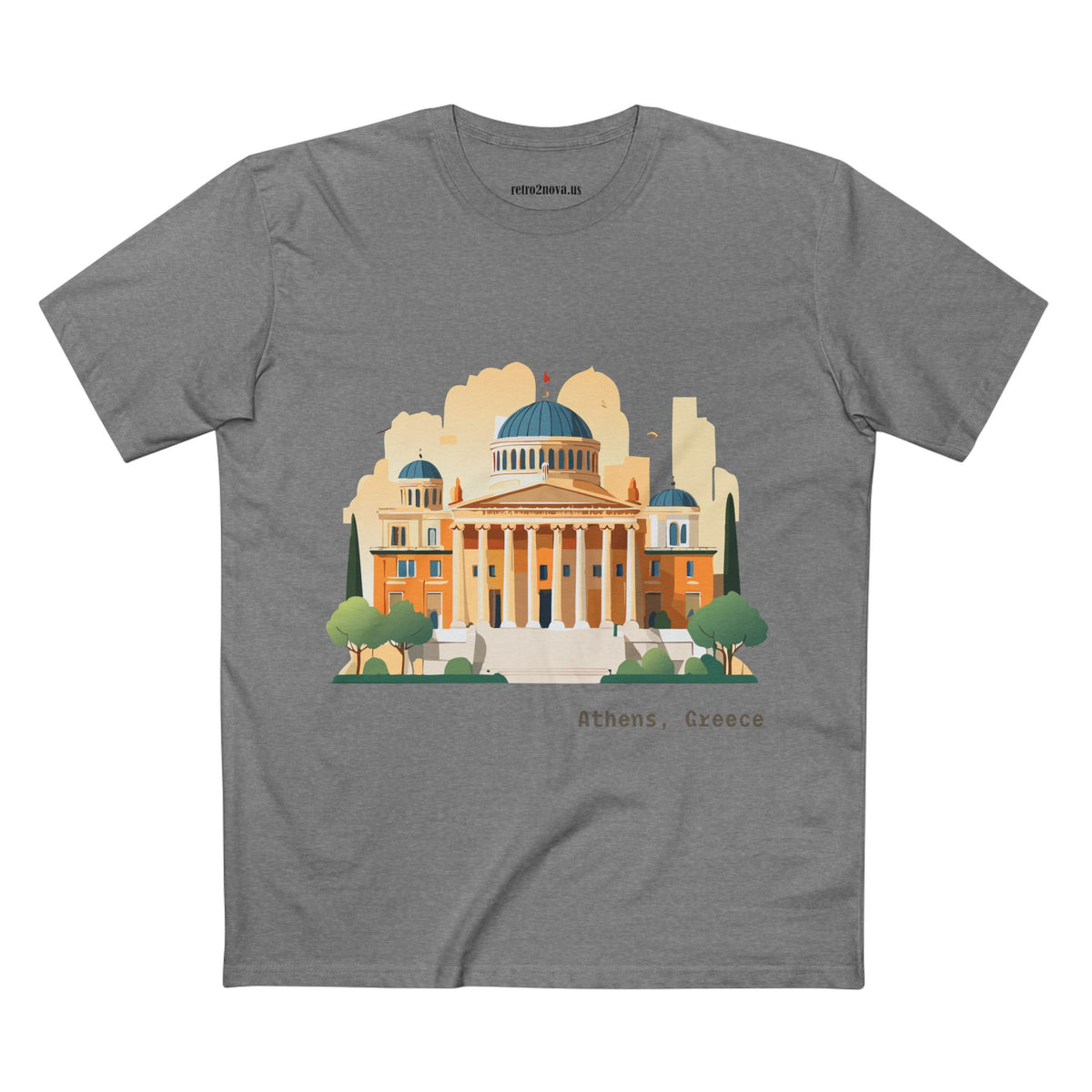 Athens Greece illustration Tee | Historic Parthenon travel souvenir