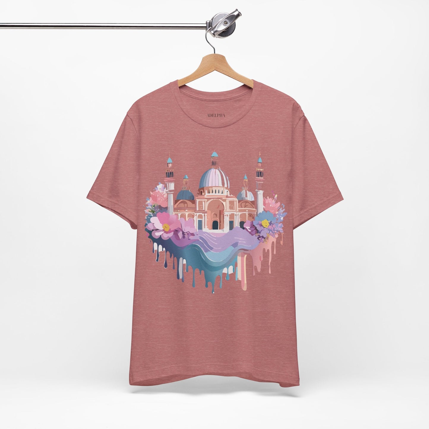 Venice Tourist Graphic Tee Unisex Jersey Short Sleeve Art By Vintage Style