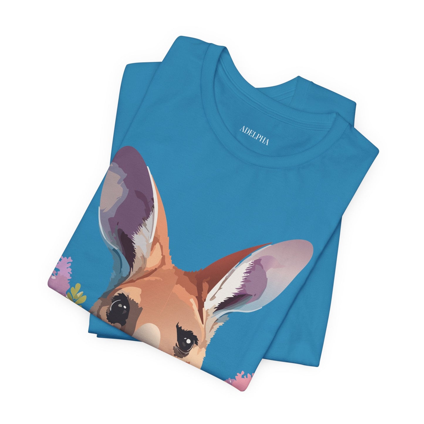 Kangaroo Graphic Unisex 100 Cotton Vintage Animal Artwork Tee 4