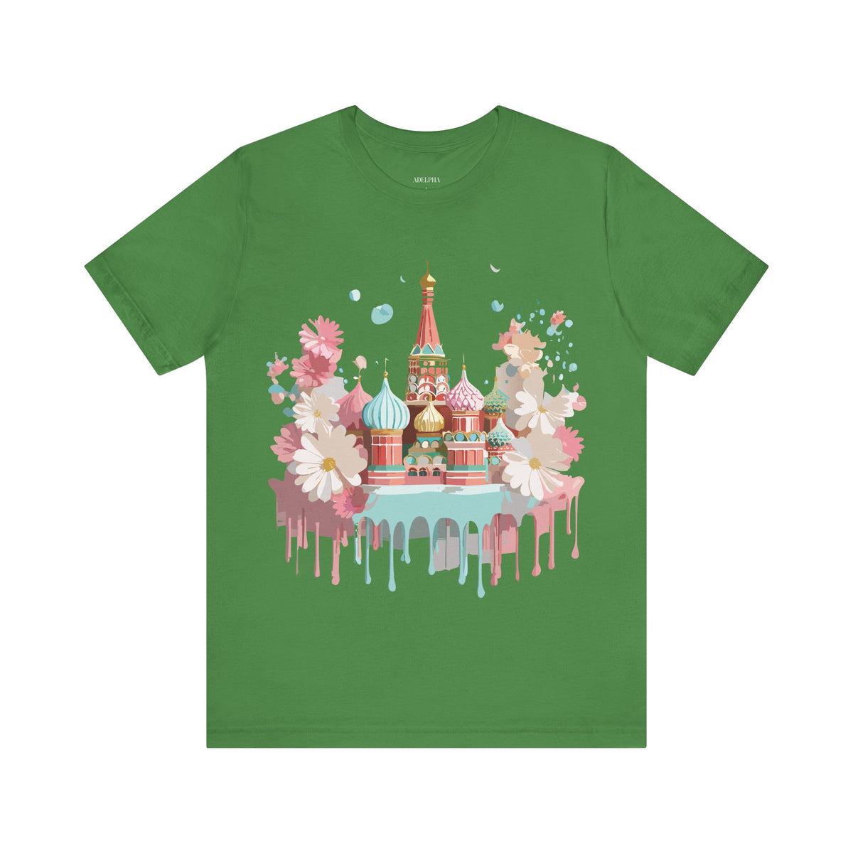 Graphic Unisex Cotton Bella+Canvas Tee Shirt with Moscow