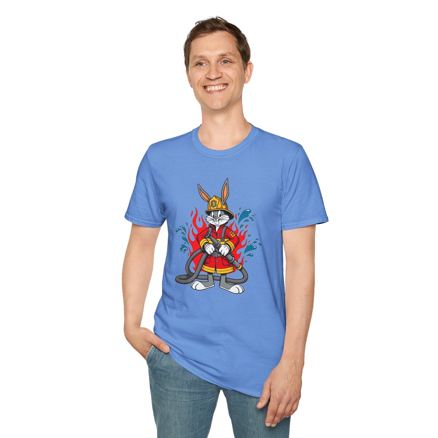 Bugs Bunny T Shirt Unisex Cartoon Tee Softstyle 64000 Cotton Graphic Tee For Fans