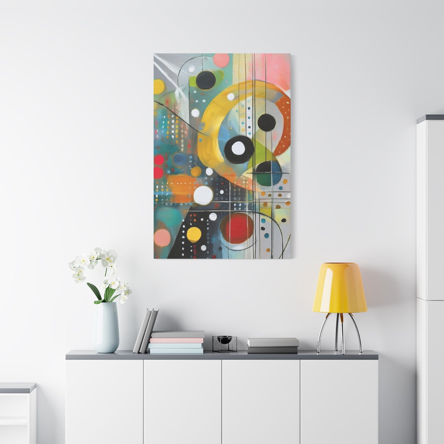 Abstract Oil Painting Print Canvas 20x24,20x30,24x30 24x32,24x36,30x40 32x48,36x48,40x60 Pine-Wood Inner Frame ABS-118