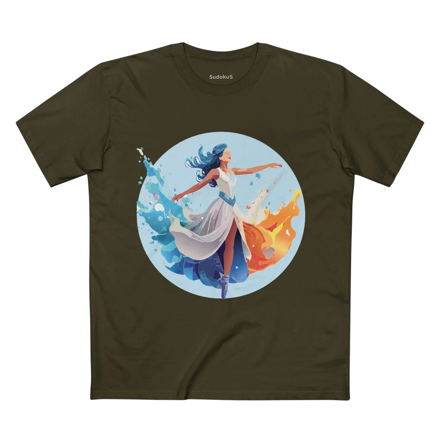 Dancer Graphic Unisex 100 Cotton Staple Tee 6