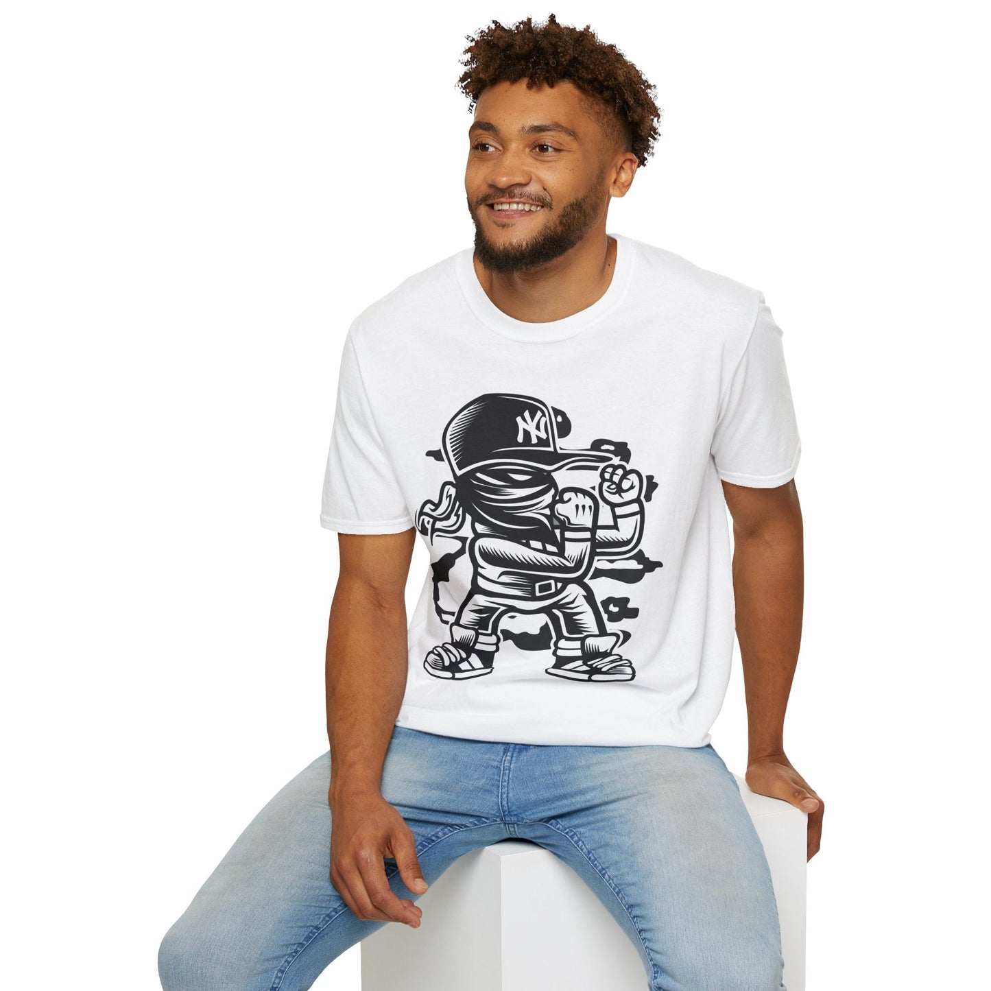 Cartoon T Shirt Animation T Shirt Funny Tee Shirt Unisex Softstyle Cotton Tee Gildan 64000