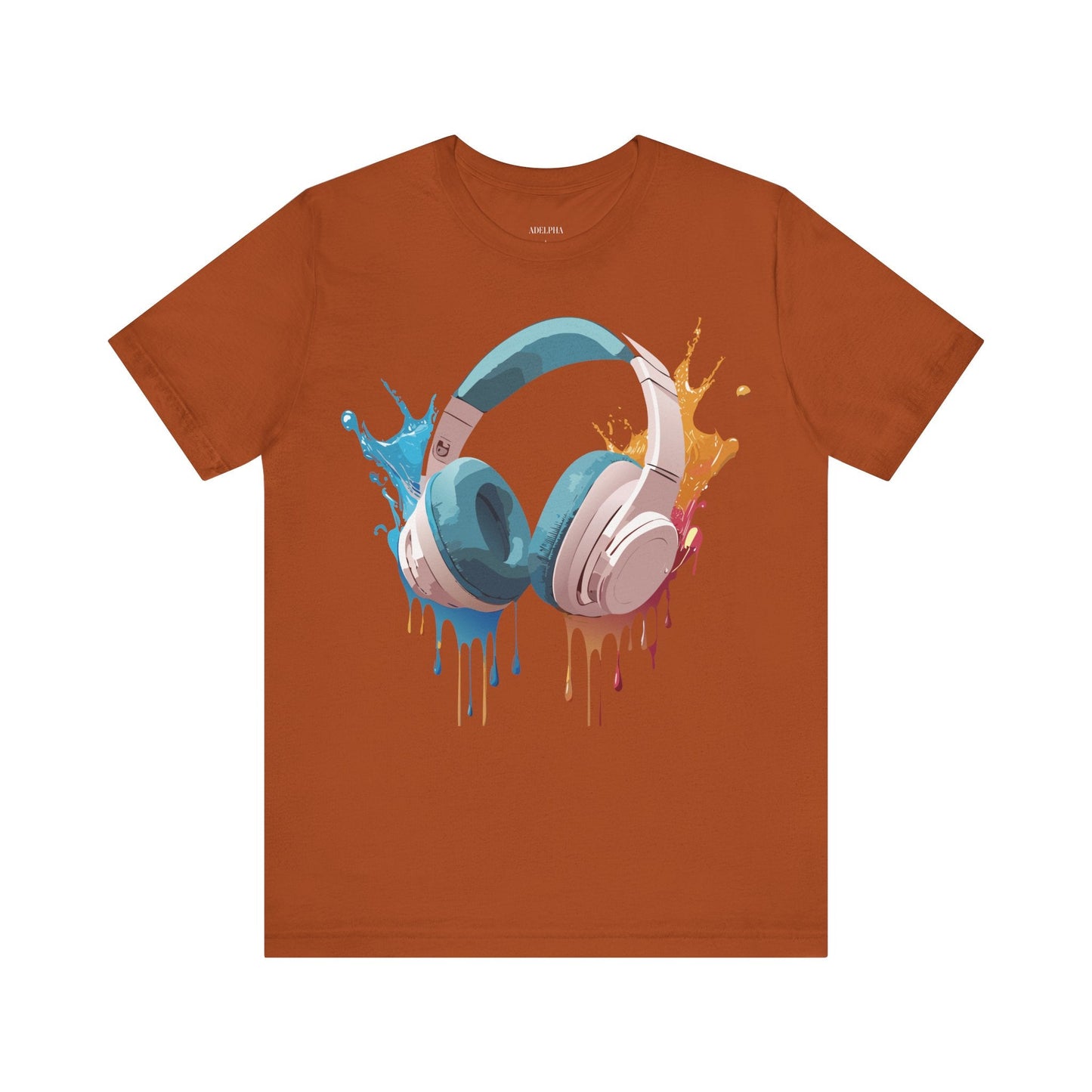 Adelpha Graphic Tee Unisex Music Artwork Vintage Inspired Jersey Short Sleeve Shirt