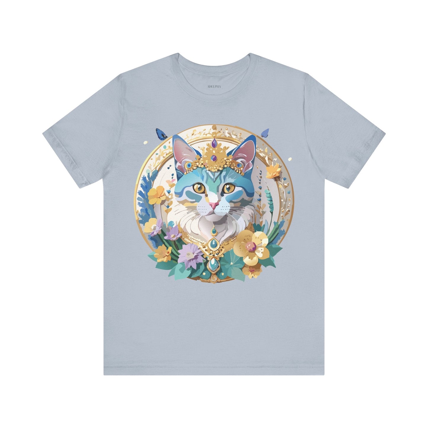 Unisex Graphic Tee With Adelpha Artwork Vintage Inspired Short Sleeve Jersey Shirt