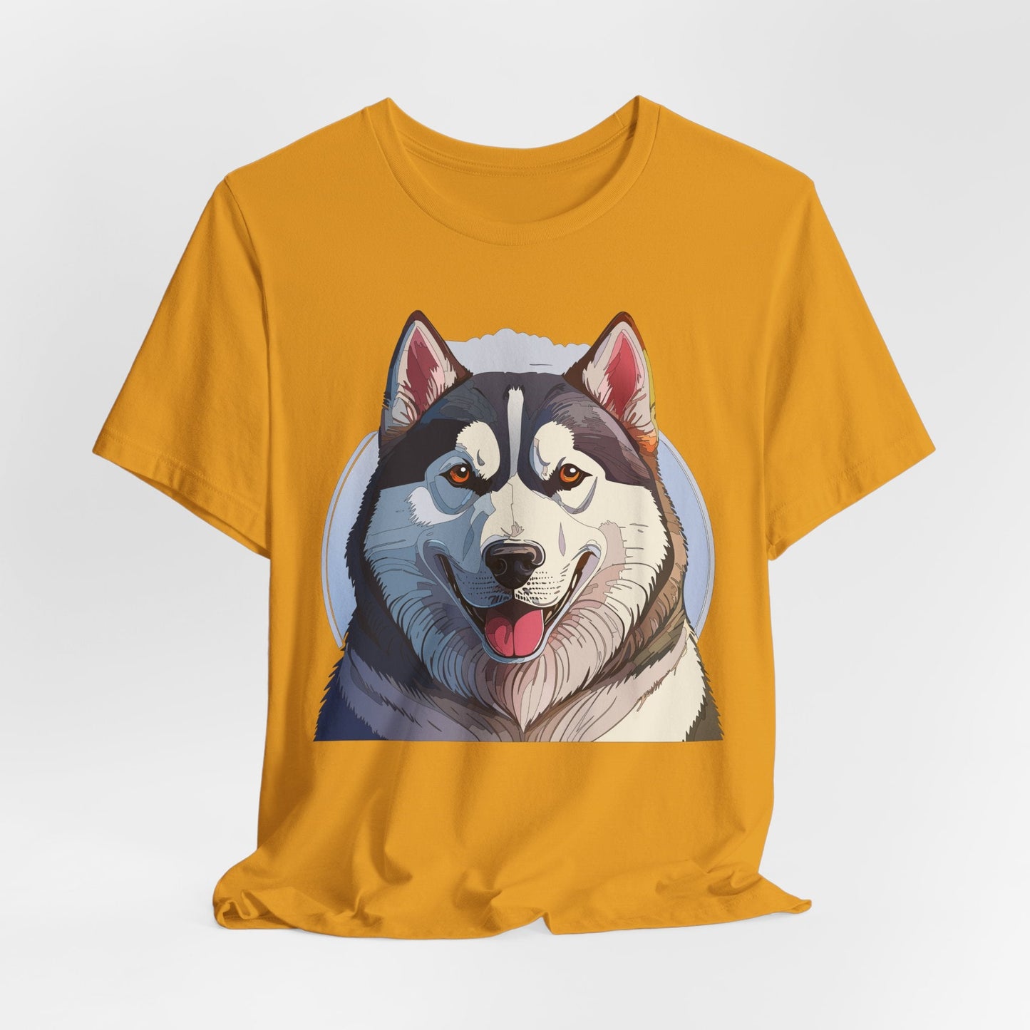 Unisex Animal Shirt Art Design Tee With Wild Animals Graphic Print Short Sleeve Style
