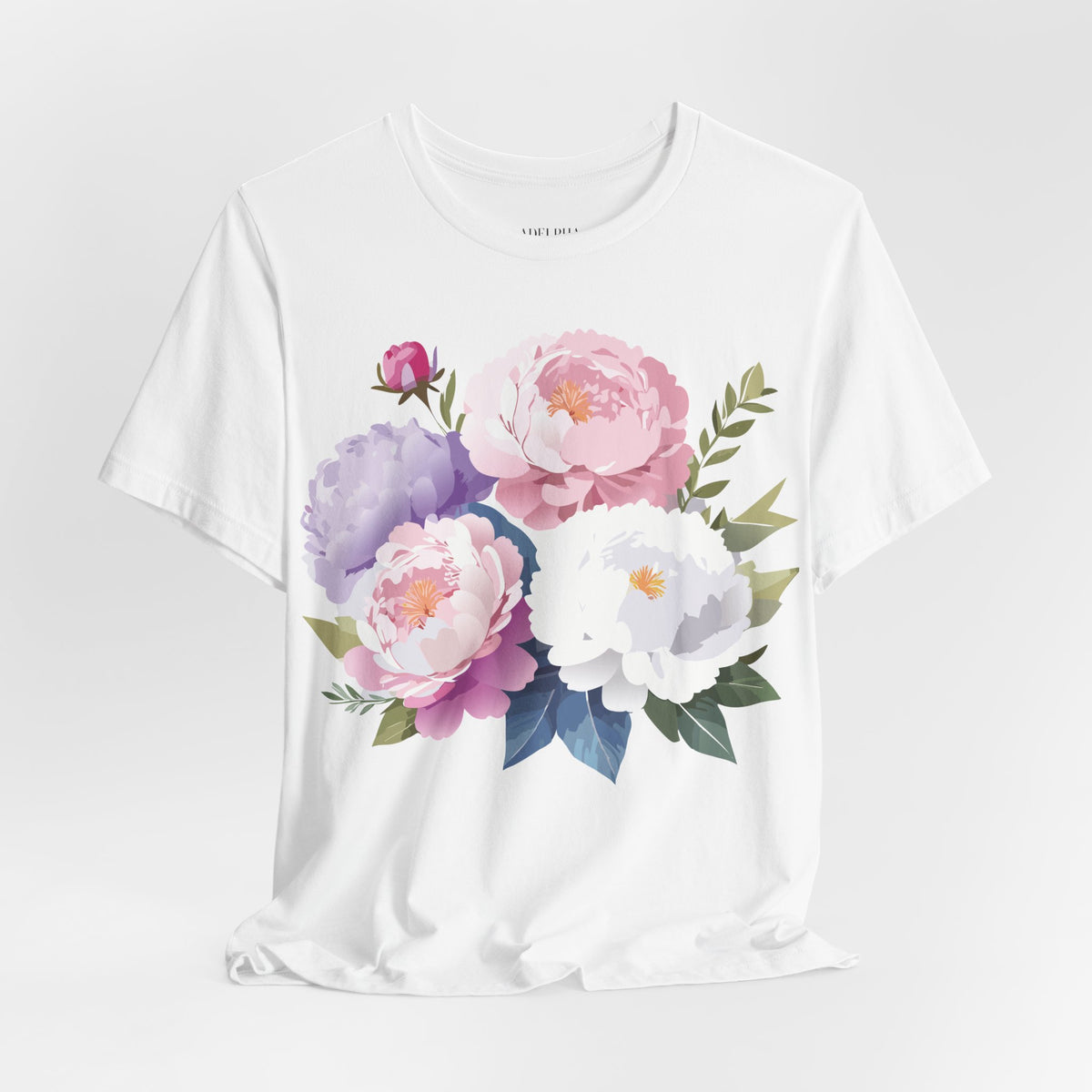 Floral Graphic Tee Shirt - Bella+Canvas Unisex 100 Cotton 37