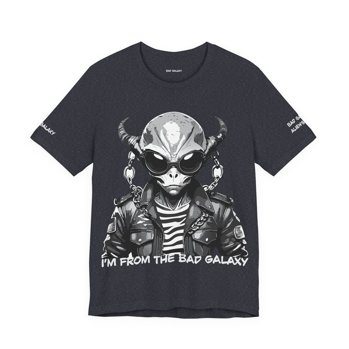 Alien Graphic Unisex Cotton Bella+Canvas Tee with Art Design b68