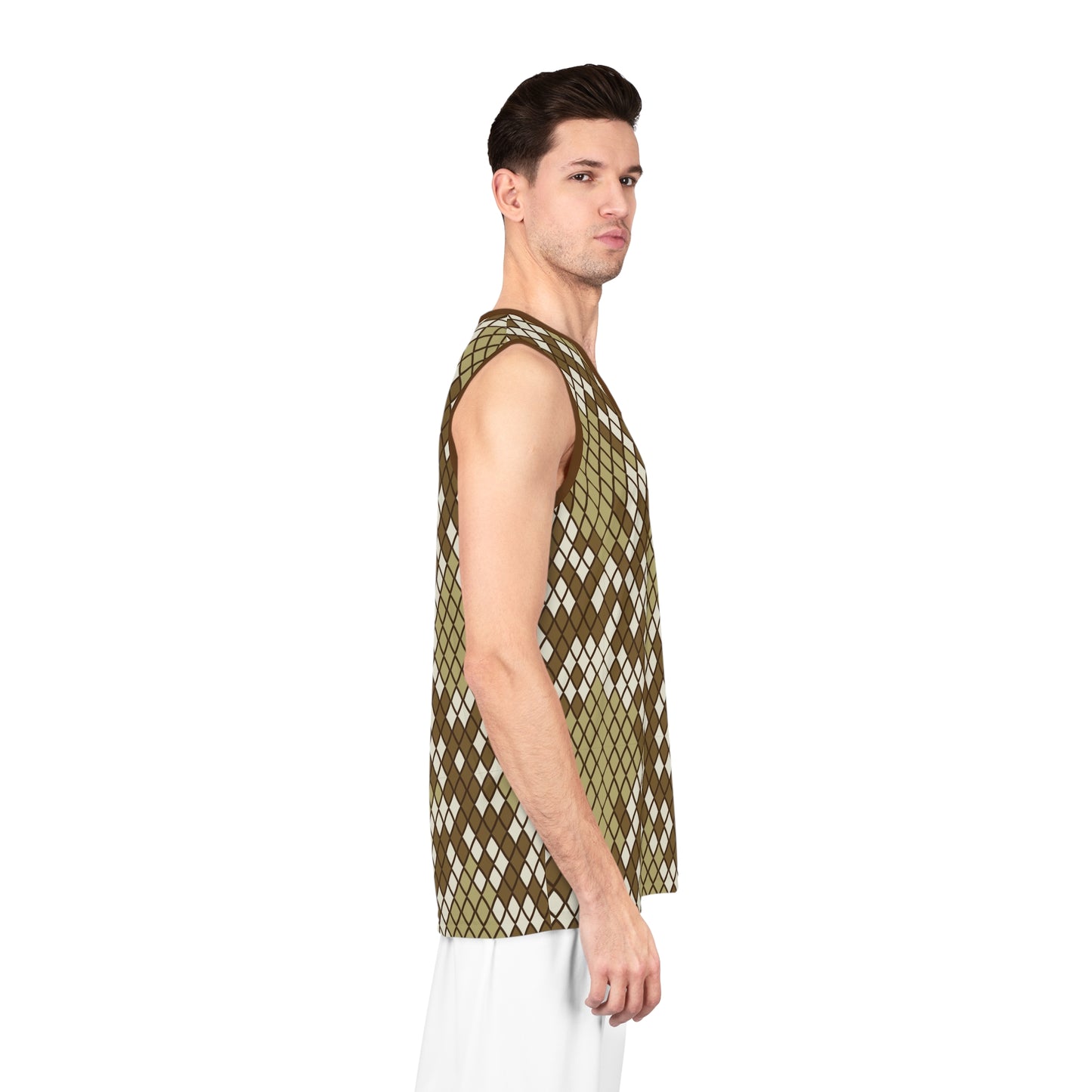 Men's Basketball Tee with Animal print