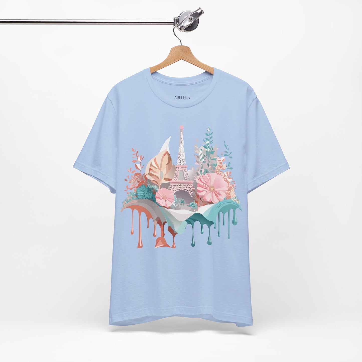 Adelpha Paris Graphic Tee Unisex Short Sleeve Shirt Vintage Art Design Premium Artwork