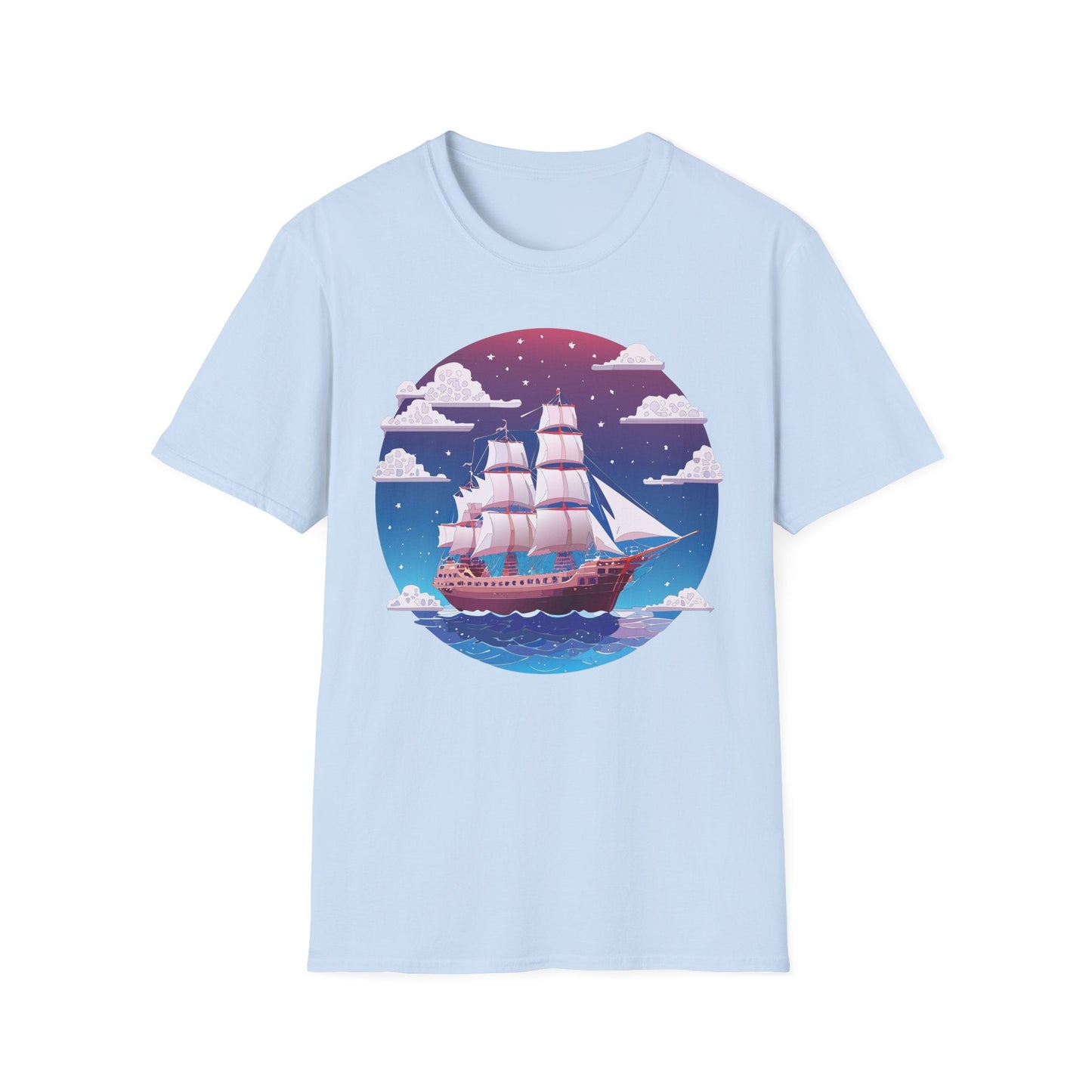 Ship T Shirt Frigate T Shirt Vessel Tee Shirt Unisex Softstyle 100 Percent Ring Spun Cotton