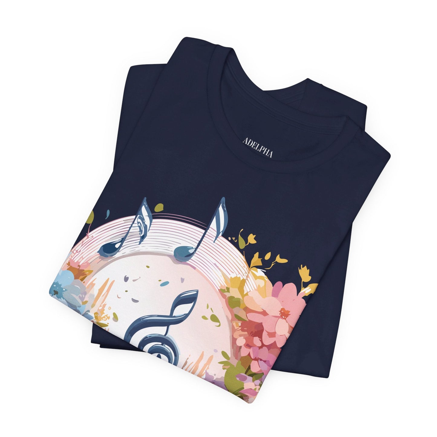 Adelpha Graphic Music T Shirt Unisex Jersey Short Sleeve Tee With Vintage Artwork
