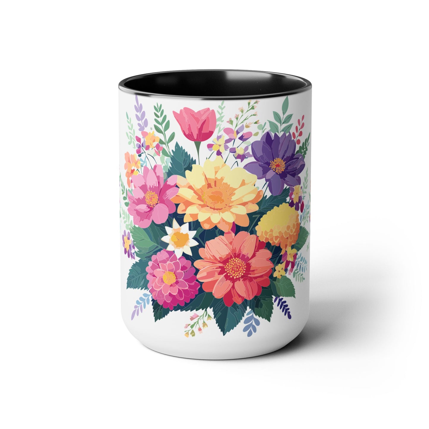 Floral Mug, Floral Cup