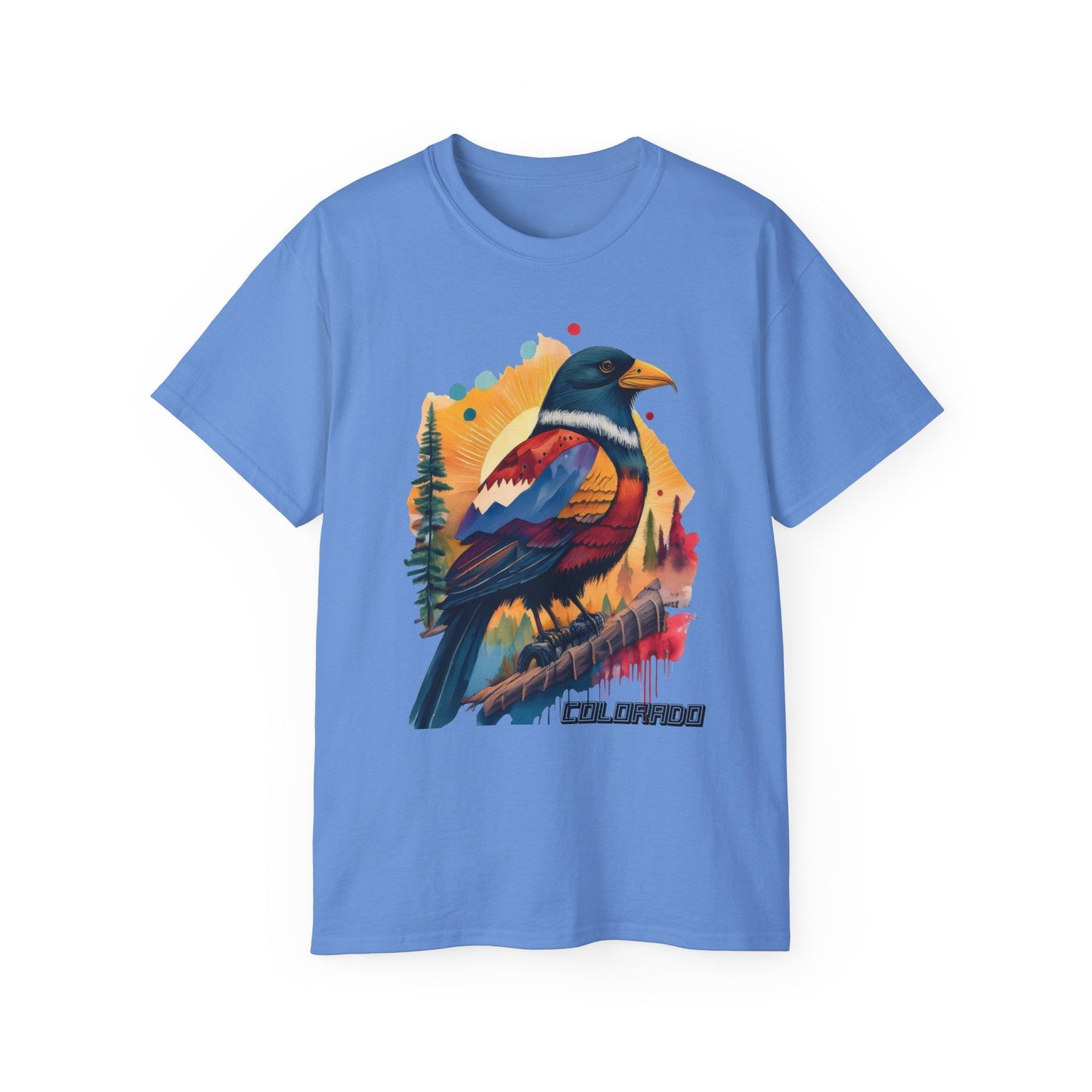 Colorado Bird Graphic Unisex Cotton T‑Shirt 3