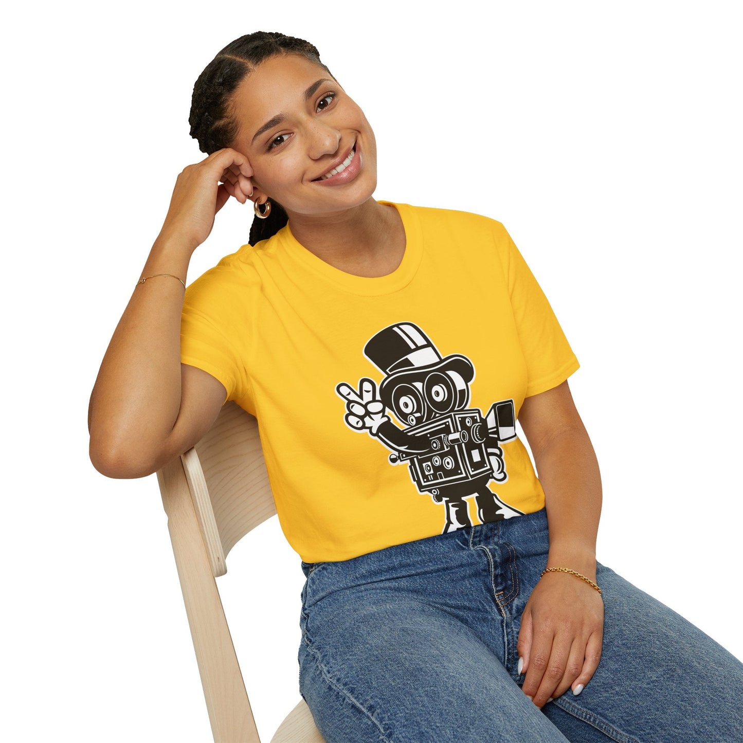 Cartoon T Shirt Animation T Shirt Funny Tee Unisex Gildan Softstyle 64000 Comfort Fit All Day