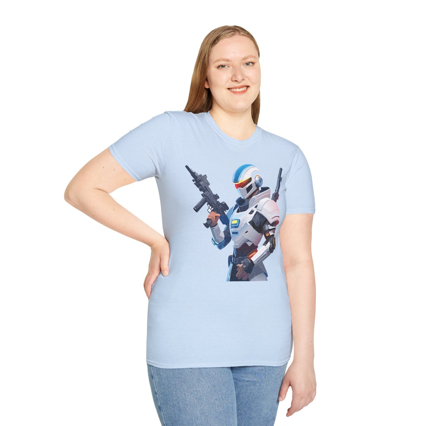Robocop T Shirt Unisex Gildan Softstyle 64000 100 Percent Ring Spun Cotton Tee Premium