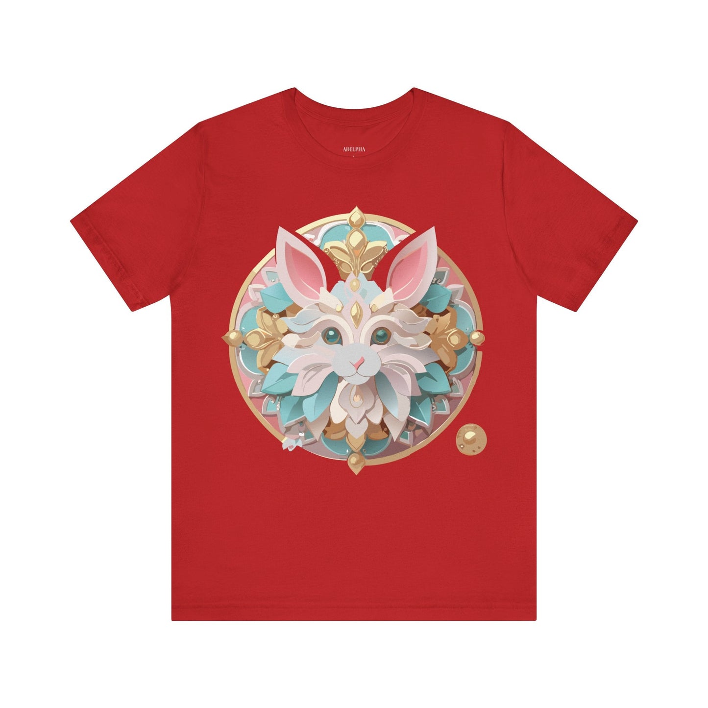 Medallion Graphic Unisex 100 Cotton Vintage Animal Medal Artwork Tee 87
