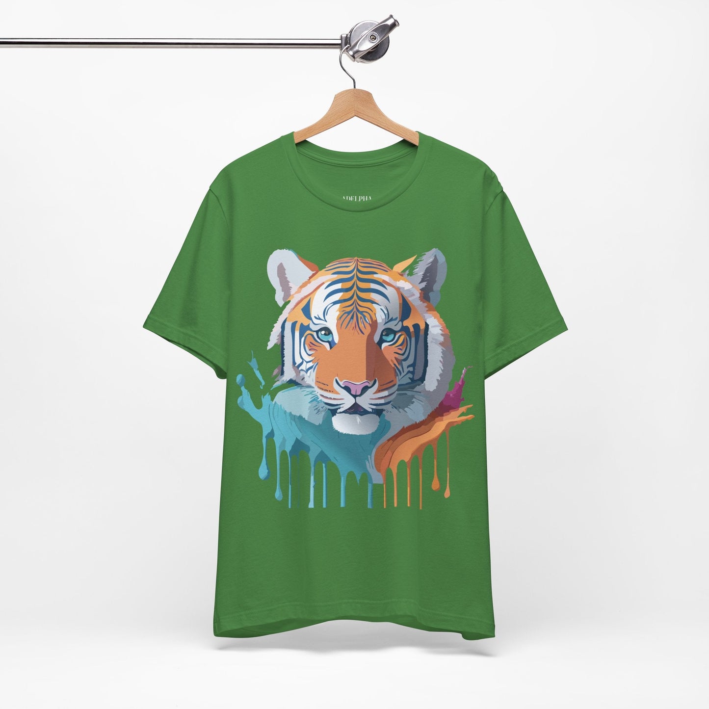 Tiger Graphic Tee Unisex Jersey Short Sleeve Vintage Inspired Artwork Adelpha Art Design