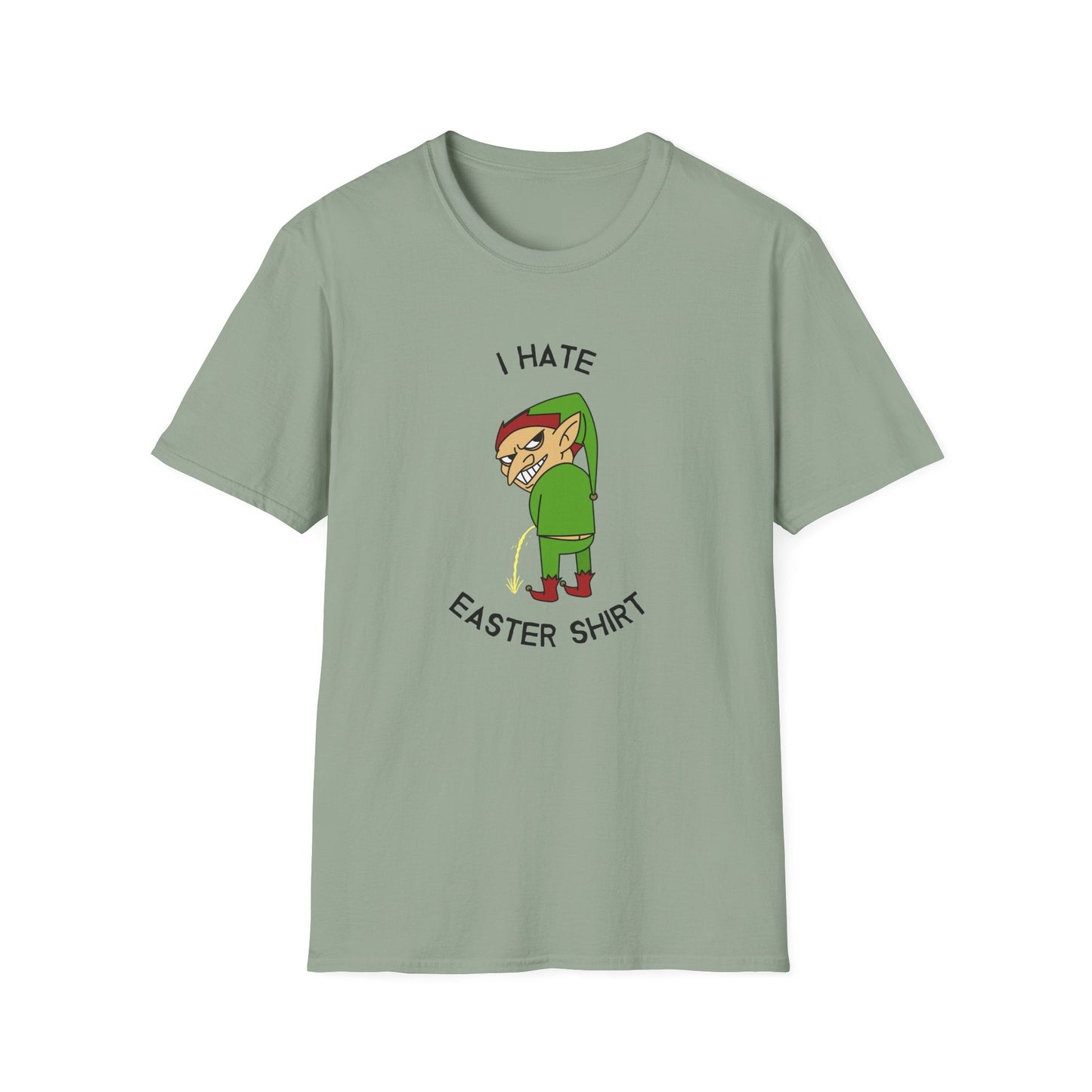 Unisex Easter T Shirt With Art Design Softstyle 100 Percent Ring Spun Cotton Lightweight Tee