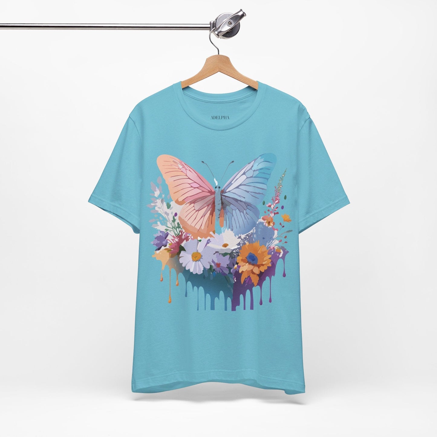 Butterfly Graphic T Shirt Unisex Adelpha Artwork Tee Vintage Style