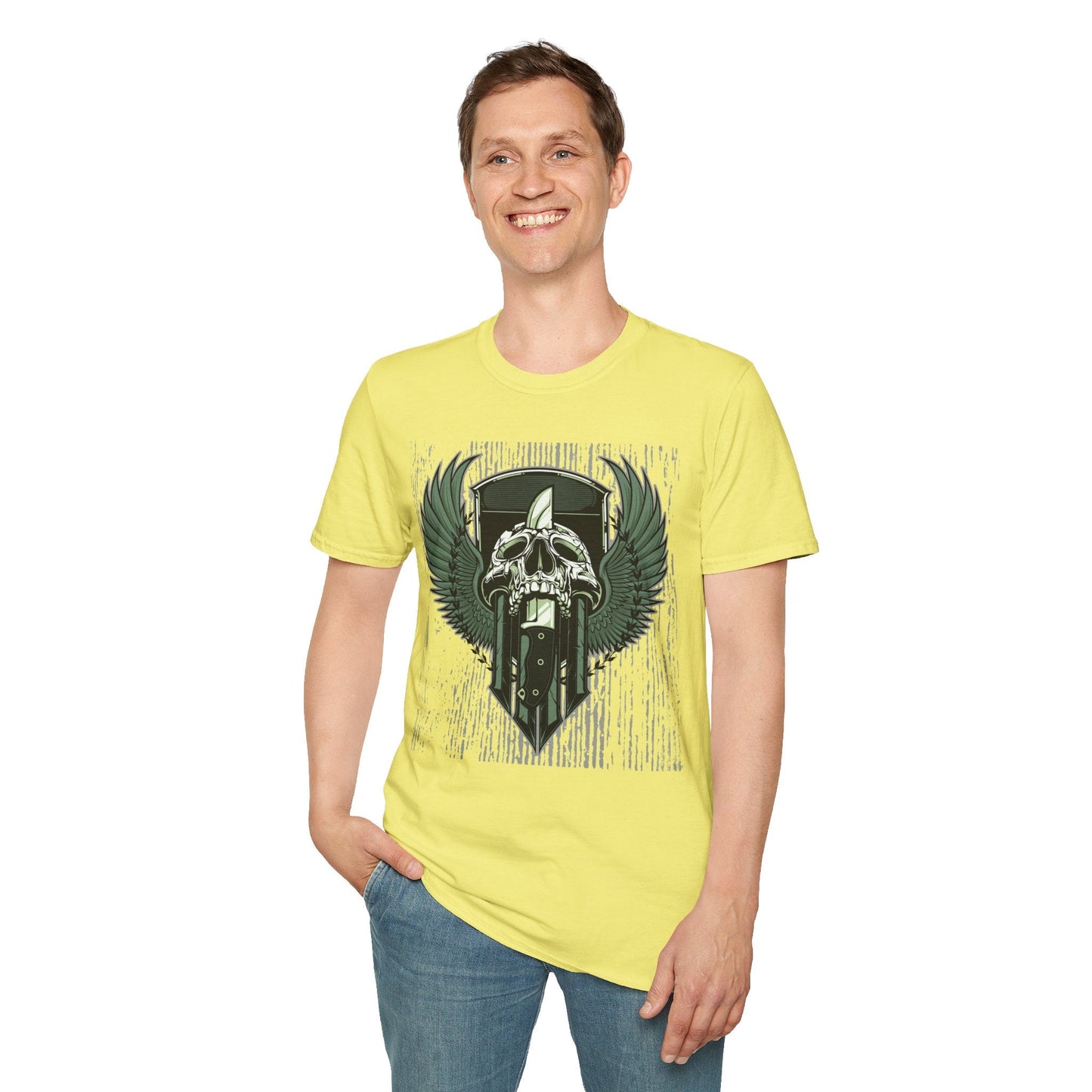 Art Graphic T Shirt Unisex Softstyle Gildan 64000 Cotton Tee With Graphic Design