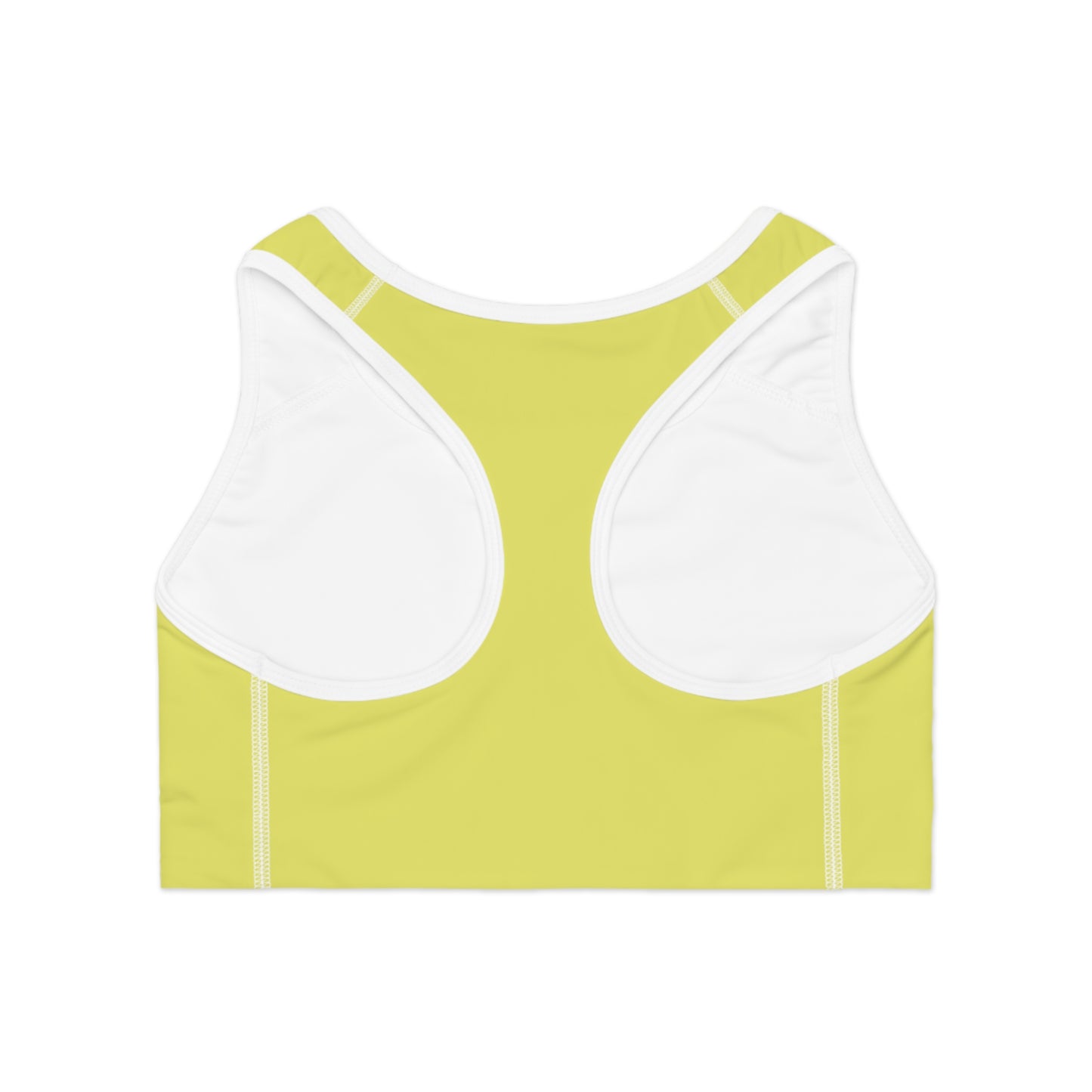 Yellow Color Sports Bra, Yellow Sports Bra 4