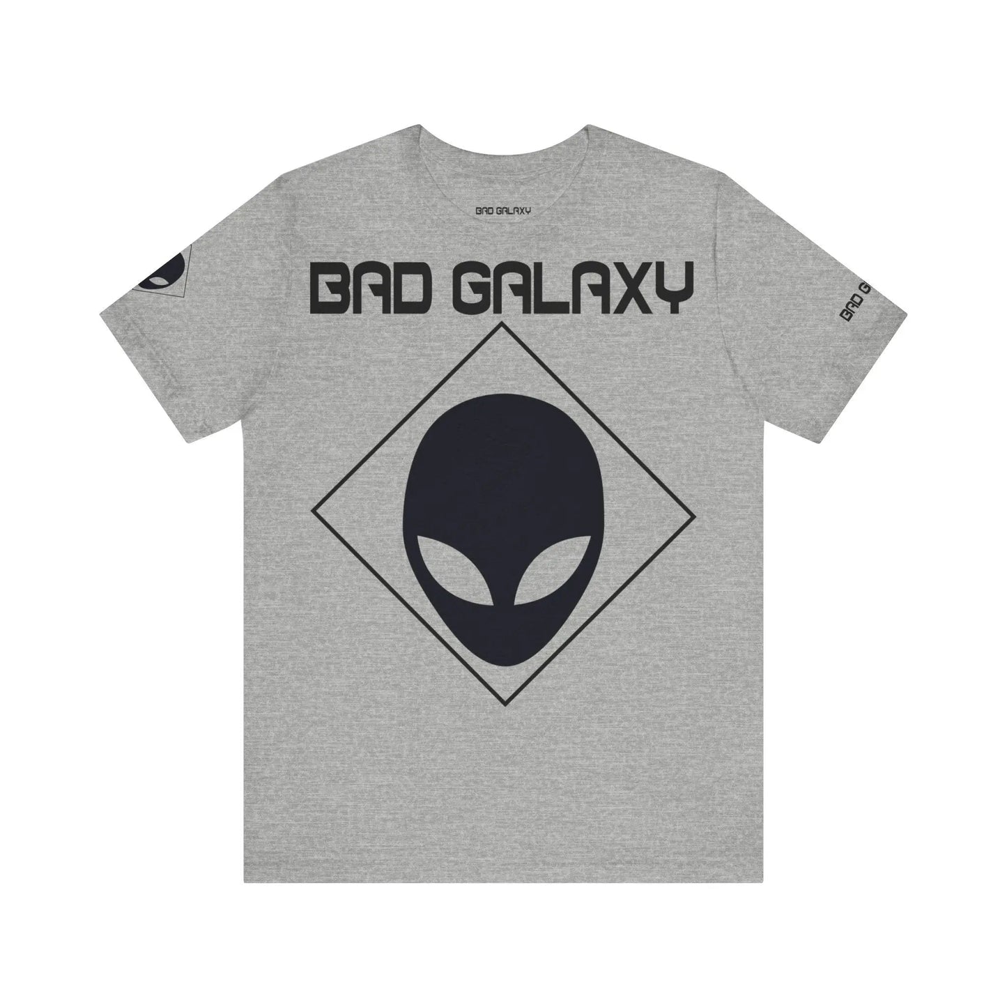Bad Galaxy Alien Graphic Tee Shirt 100 Percent Cotton Lightweight Eco Friendly Wear