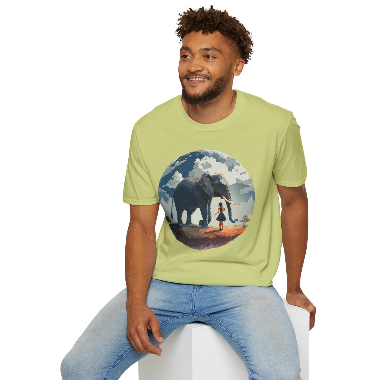 Womens Graphic T Shirt Art Design Tee Softstyle Gildan 64000 100 Percent Ring Spun Cotton