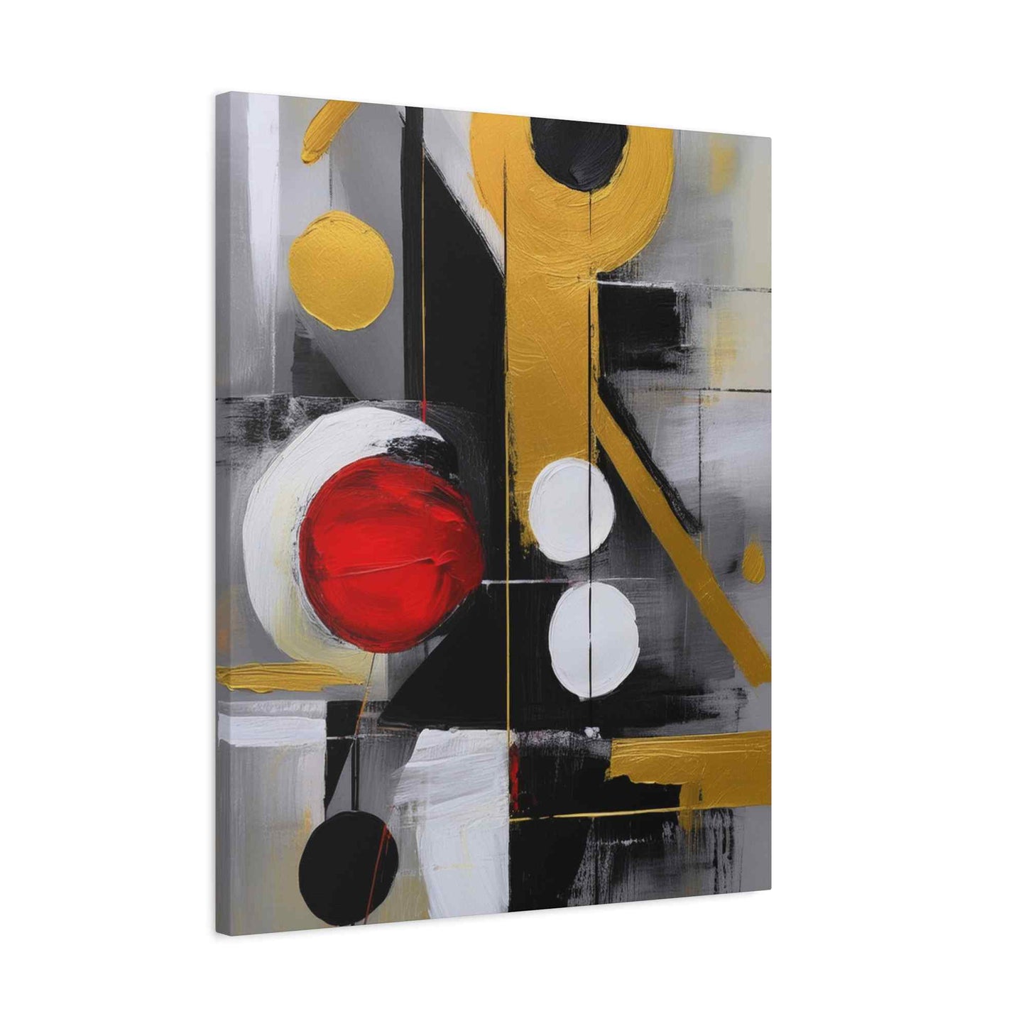 Red Abstract Painting Print Canvas 20x24,20x30,24x30, 24x32,24x36,30x40, 32x48,36x48,40x60 Pine-Wood Inner Frame ABS-24