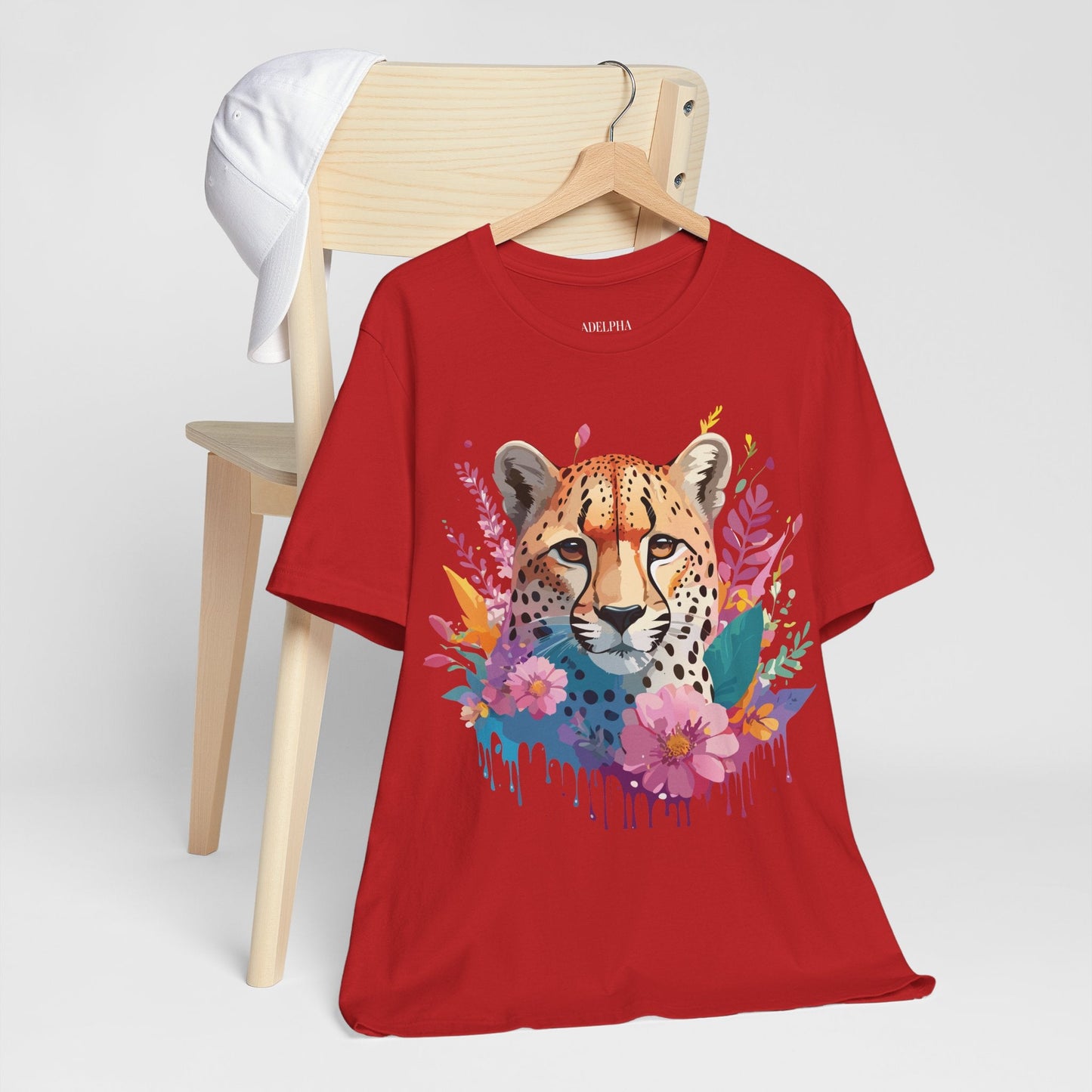Cheetah Graphic Unisex 100 Cotton Artwork Tee 3