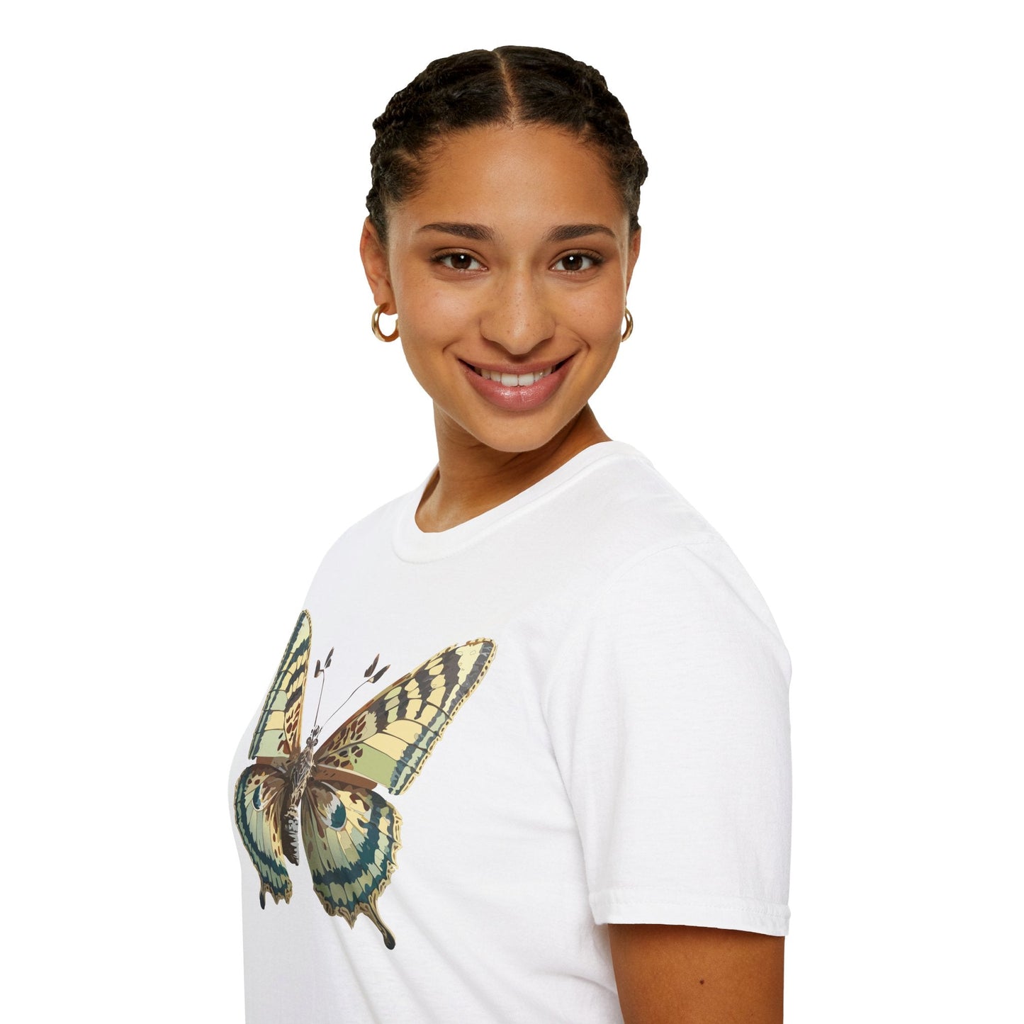 Butterfly Shirt Unisex T Shirt Monarch Butterfly Print Softstyle Gildan 64000 Tee
