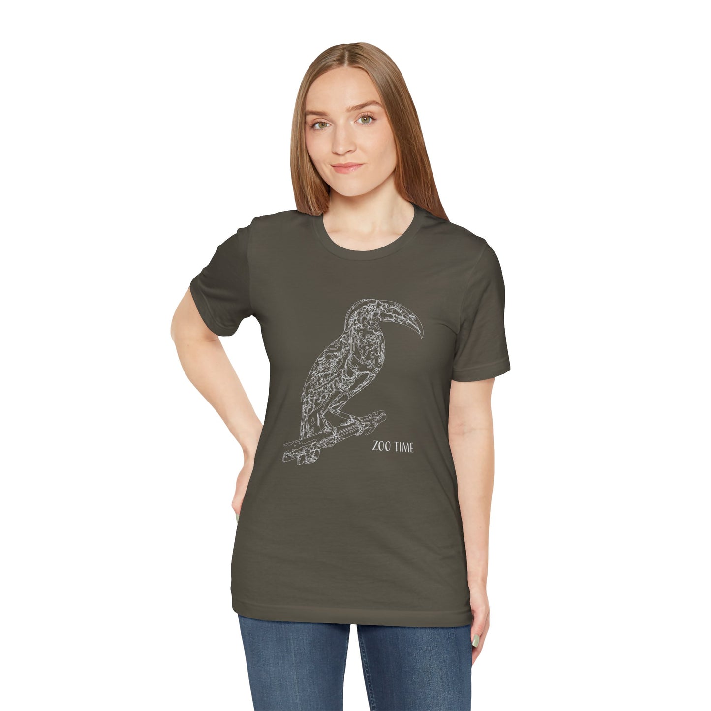 Unisex Tee Shirt with animals Print