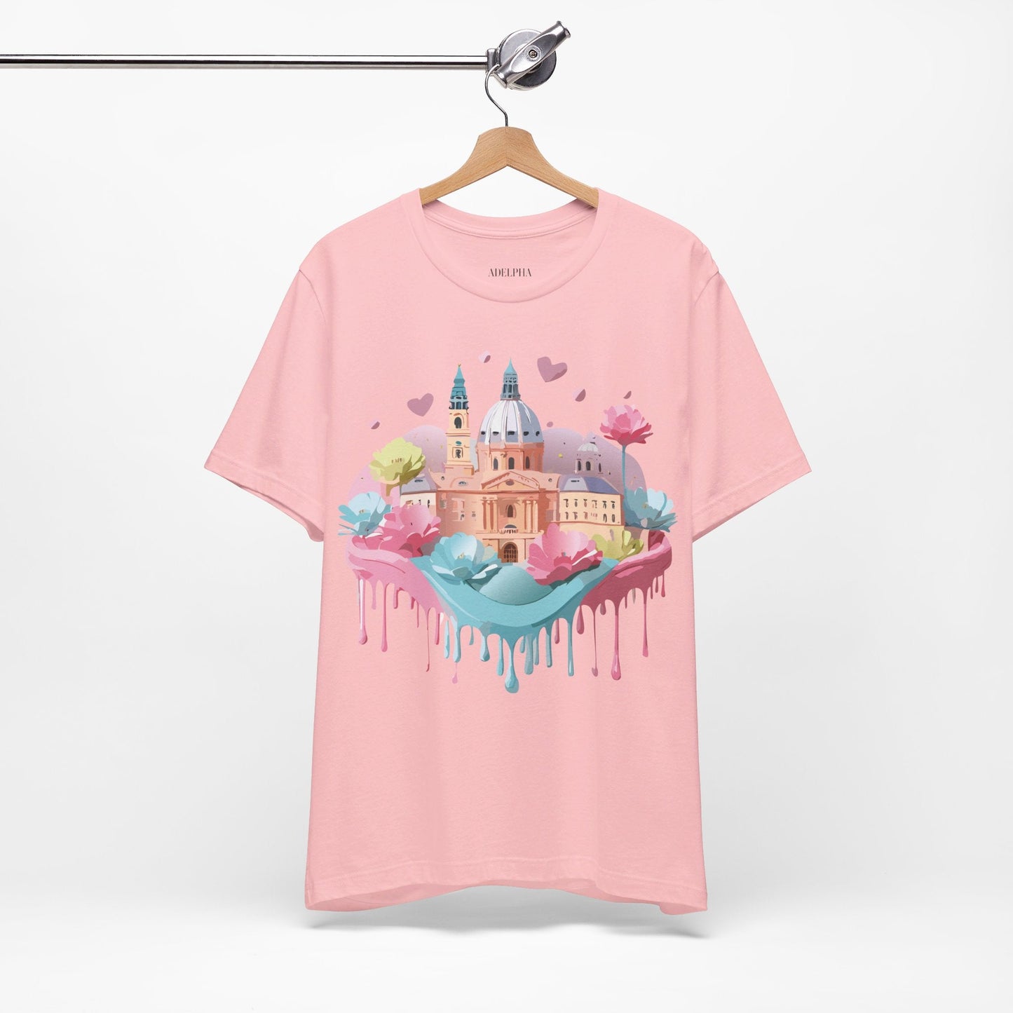 Prague Tourist Shirt Unisex Graphic Tee With Vintage Inspired Artwork By Adelpha