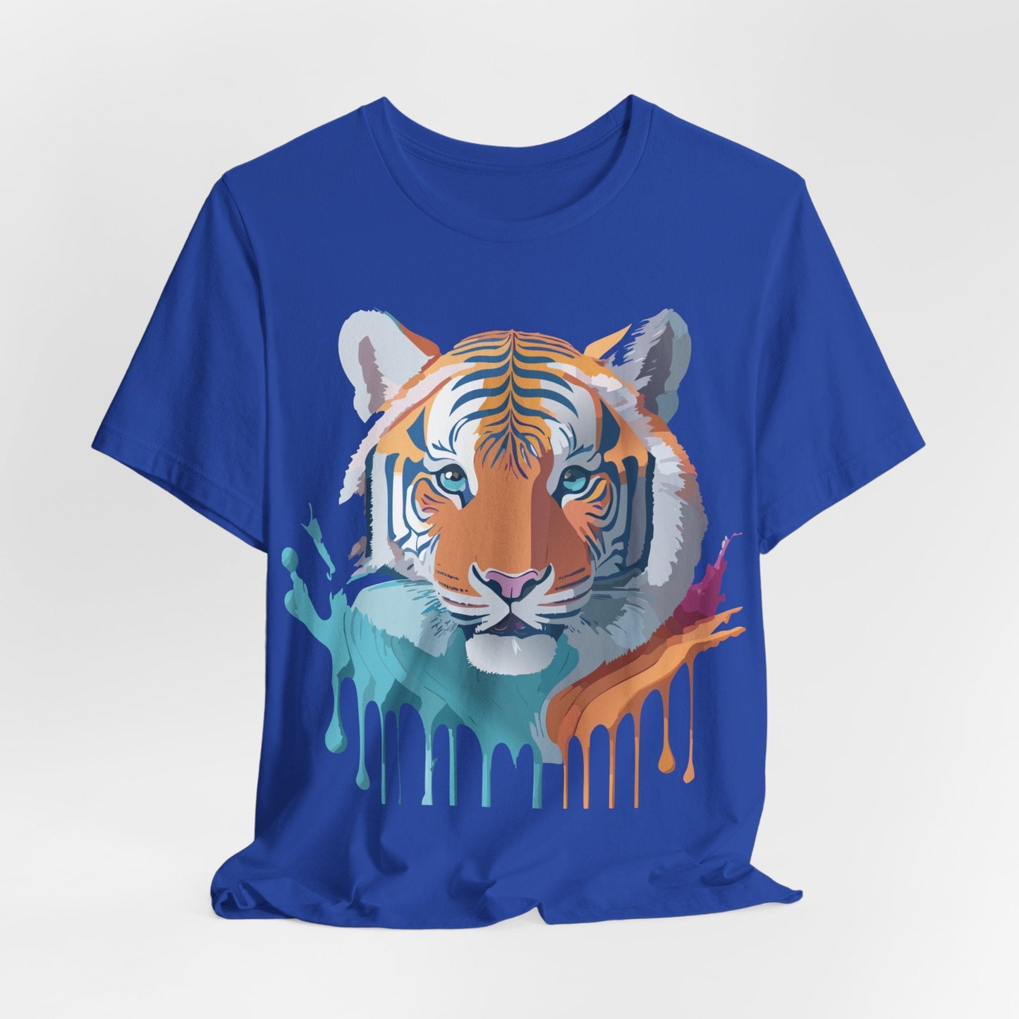 Tiger Graphic Tee Unisex Jersey Short Sleeve Vintage Inspired Artwork Adelpha Art Design
