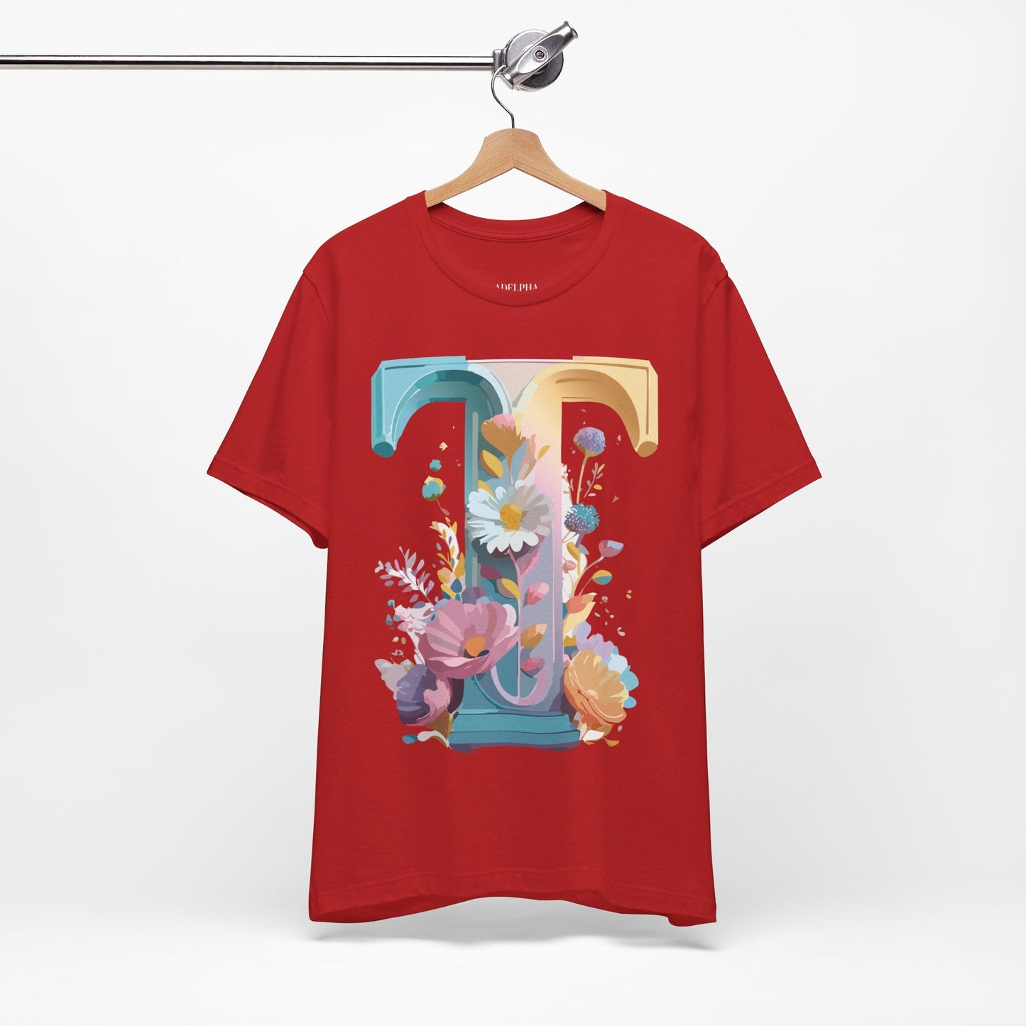 Unisex Graphic T Shirt Letter Shirt Adelpha Vintage Inspired Art Tee Short Sleeve