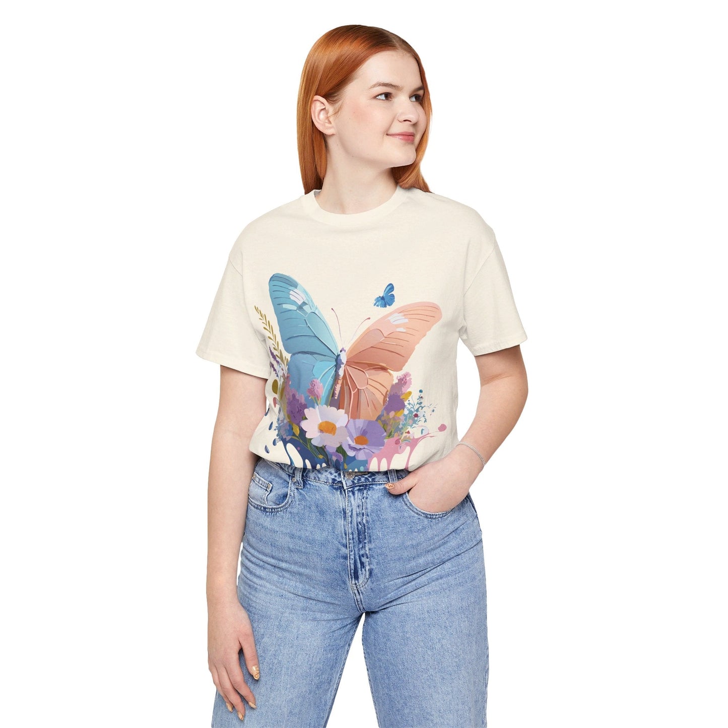 Butterfly Graphic Tee By Adelpha Unisex Vintage Inspired Art Shirt