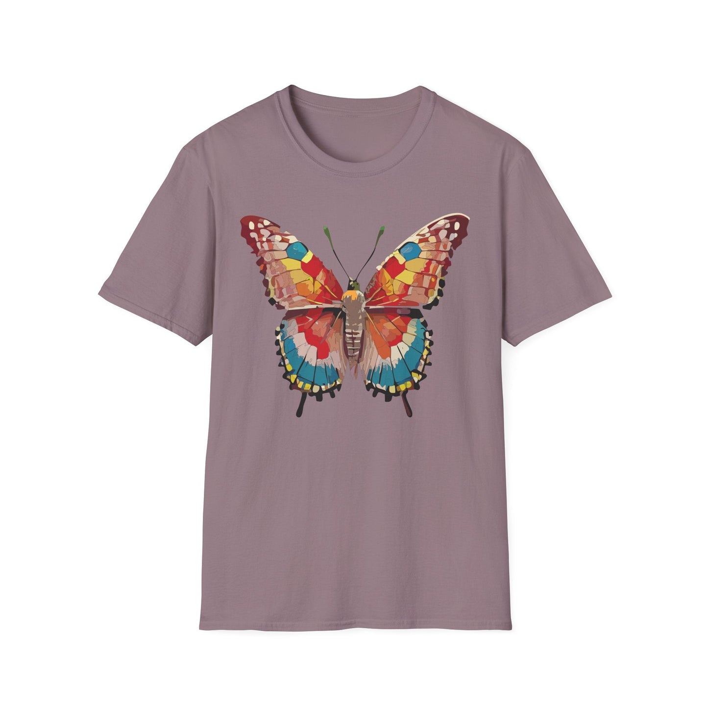 Butterfly Shirt Unisex Monarch Tee Softstyle 100 Percent Ring Spun Cotton Quality Gildan 64000