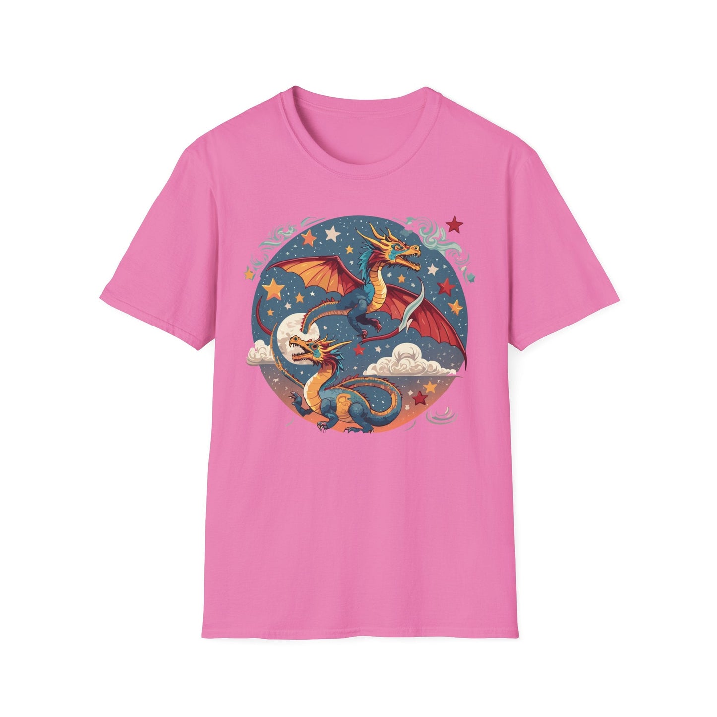 Dragon Graphic Unisex 100 Cotton Tee with Animal Artwork Design 17