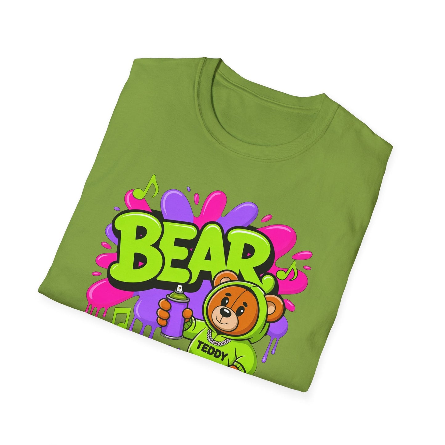 Funny Cartoon Animals T Shirt Unisex Graphic Tee Animation Softstyle Gildan 64000 Ring Spun Cotton