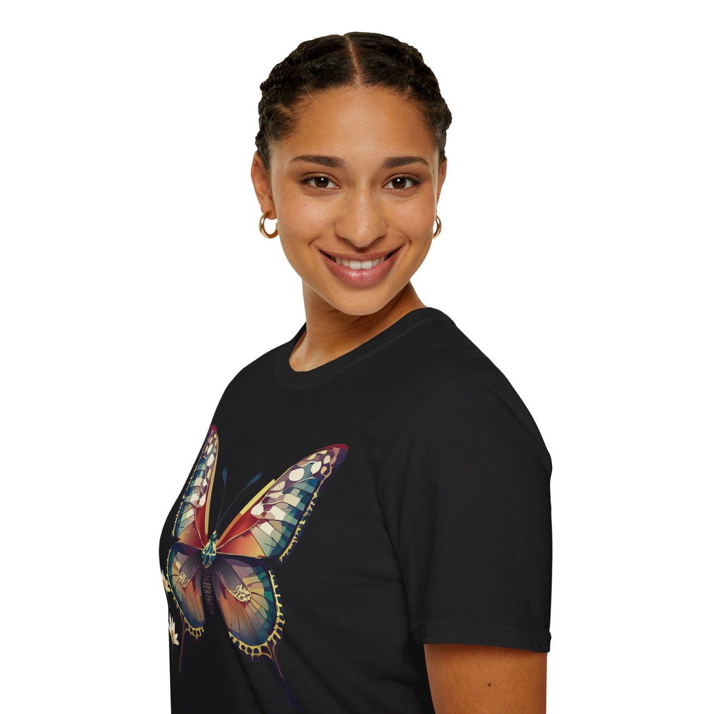 Unisex Butterfly Monarch Shirt Softstyle Tee Gildan 64000 Short Sleeve For Everyday Comfort