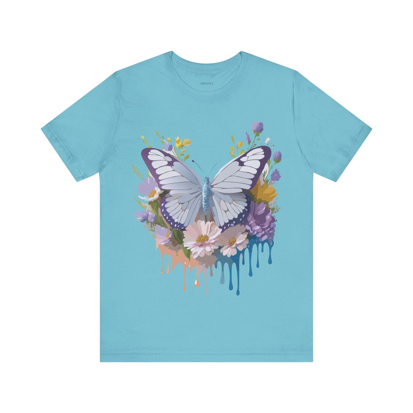 Adelpha Vintage Inspired Graphic Tee Unisex Short Sleeve Shirt
