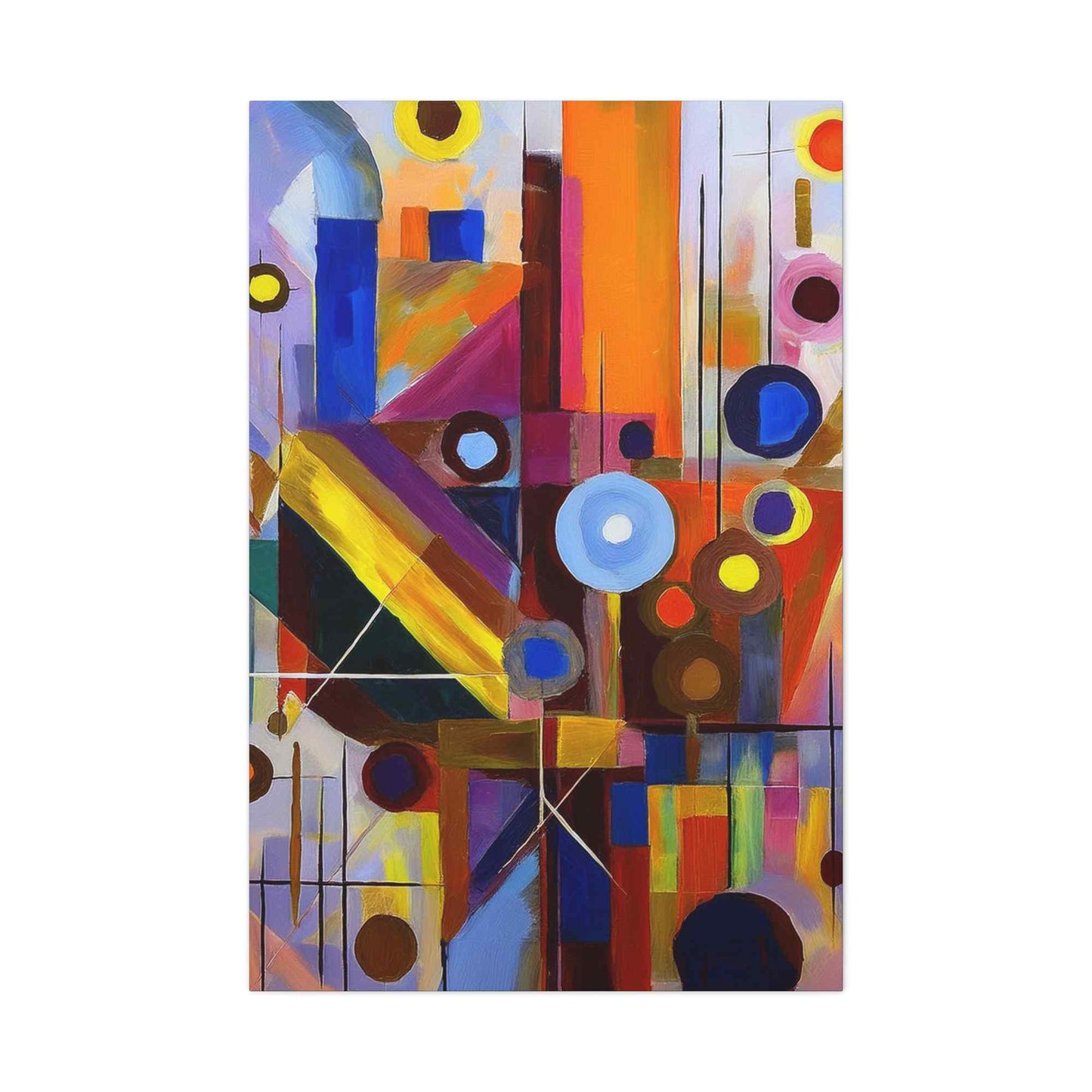 Abstract Painting Print Canvas 20x24,20x30,24x30, 24x32,24x36,30x40, 32x48,36x48,40x60 Pine-Wood Inner Frame ABS-4