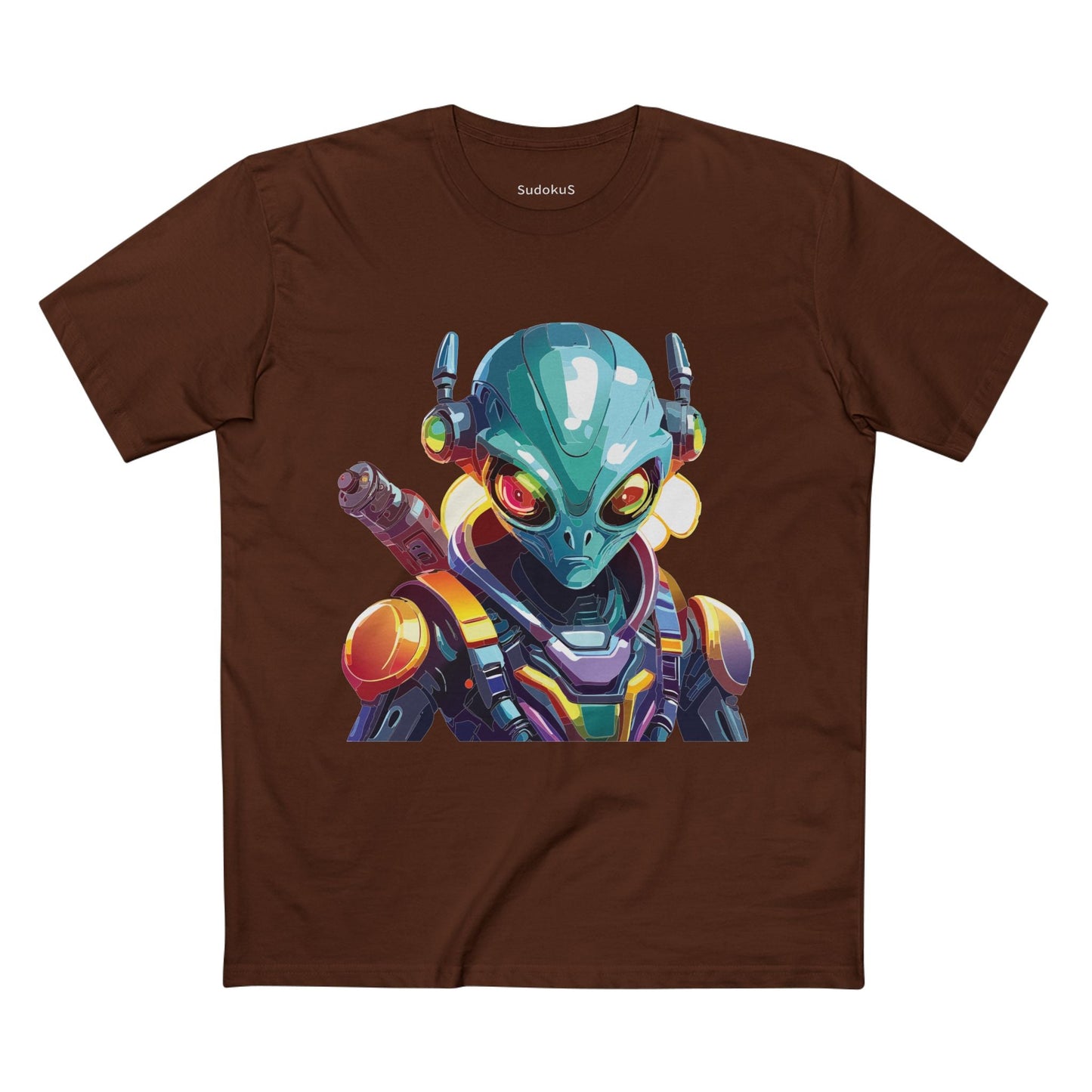 Aliens Graphic Unisex 100 Cotton Staple Tee 4