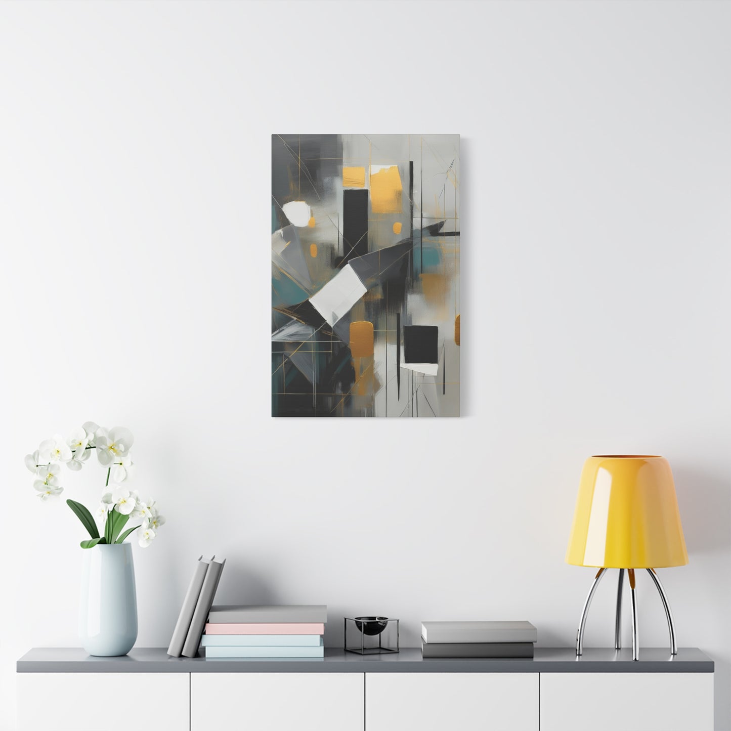 Abstract Oil Painting Print Canvas 20x24,20x30,24x30 24x32,24x36,30x40 32x48,36x48,40x60 Pine-Wood Inner Frame ABS-205